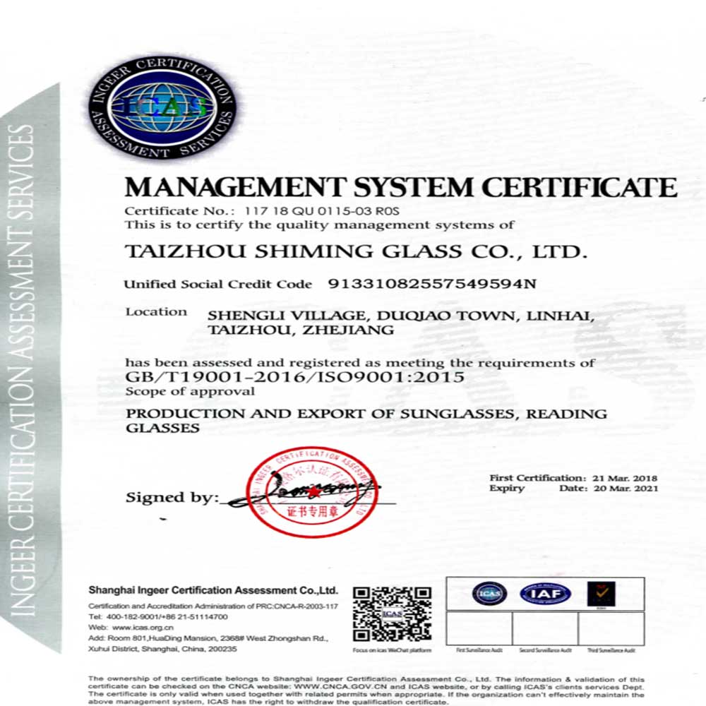 KINGMAX EYEWEAR CO.,LTD